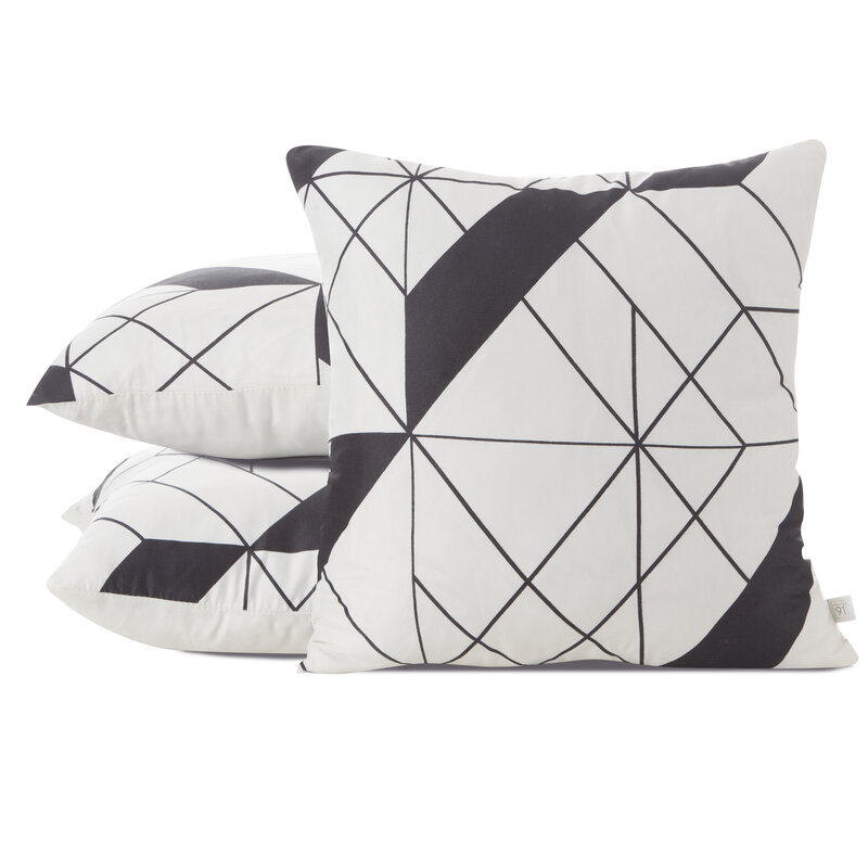 Poszewka Design91 beżowa 40 x 40 cm – odmieni Twoje wnętrze