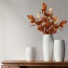 Wazon ceramiczny ARIA biały 15 x 15 x 26 cm – na susze i kwiaty