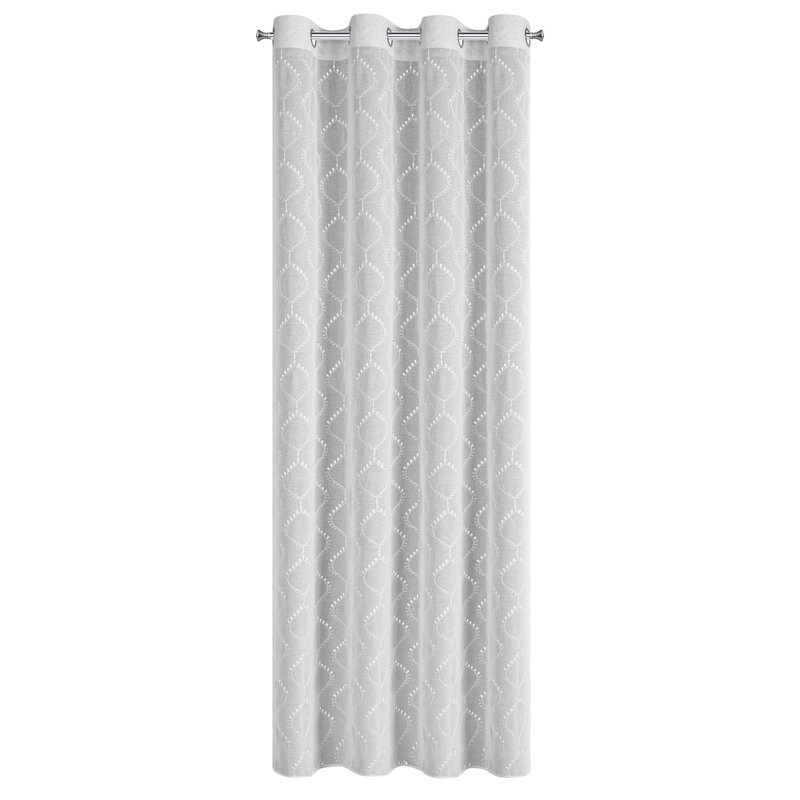 Firana gotowa Raya biała 140 x 250 cm – rozprasza światło