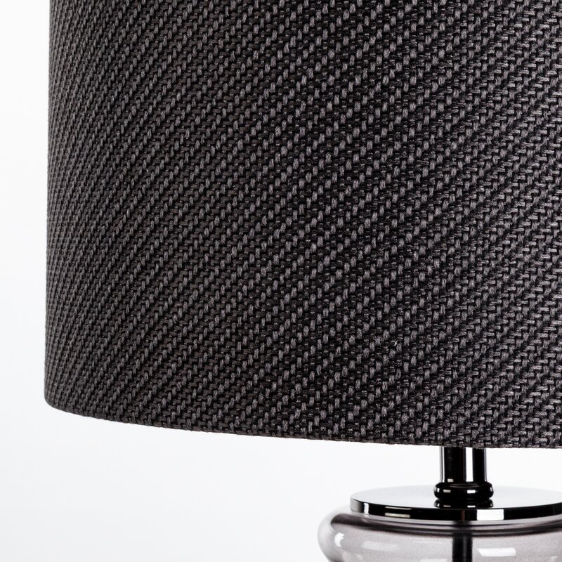 Lampa stołowa Mateo czarna o 38 x 70 cm – tworzy przytulne światło