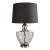Lampa stołowa Adeline (02) czarna O 30 x 74 cm – do nowoczesnych wnętrz