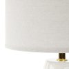 LAMPA DEKORACYJNA GRACE (01) O 23 X 39 CM KREMOWY
