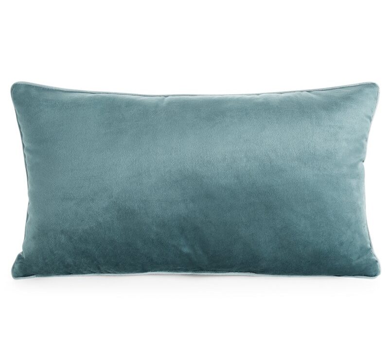 Poszewka velvet Gaja ciemnoniebieska 30 x 50 cm – dodatek na sofę