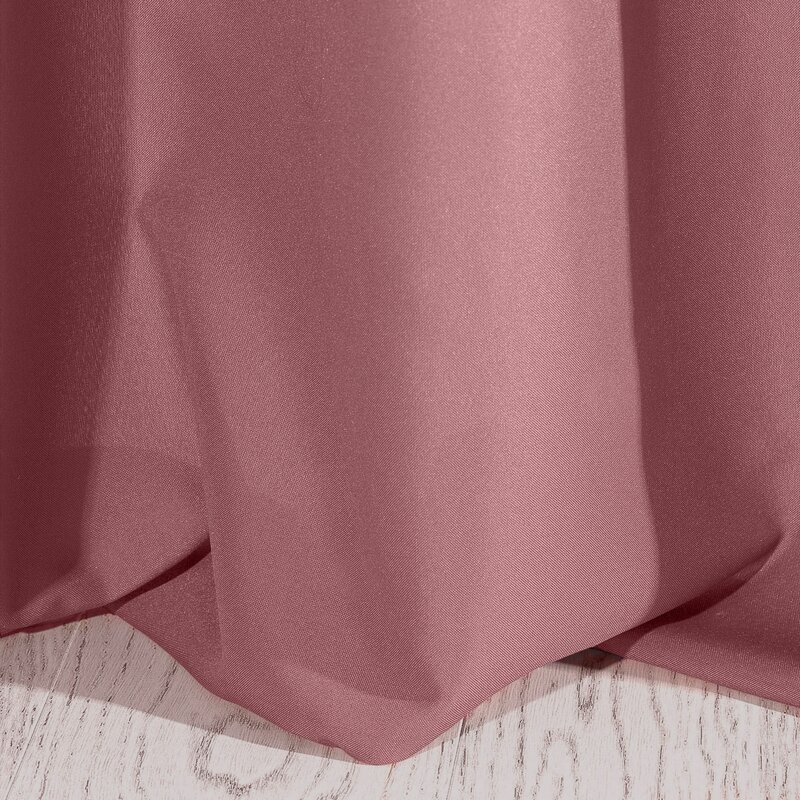 Zasłona gotowa Rita ciemnoróżowa 140 x 175 cm – wprowadzi ciepło