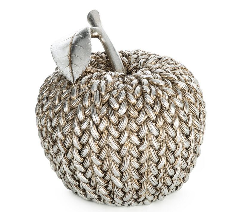 Figurka ceramiczna Moli srebrna 13 x 13 x 13 cm – doda blasku wnętrzu
