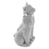 Figurka ceramiczna Koty ELDO srebrna 13 X 11 X 21 CM – doda blasku wnętrzu