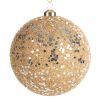 Bombka choinkowa jasnobrązowa o 8 cm – idealna dekoracja