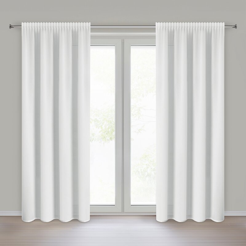 Firana gotowa Rossi biały 135 x 270 cm – rozjaśnia wnętrze