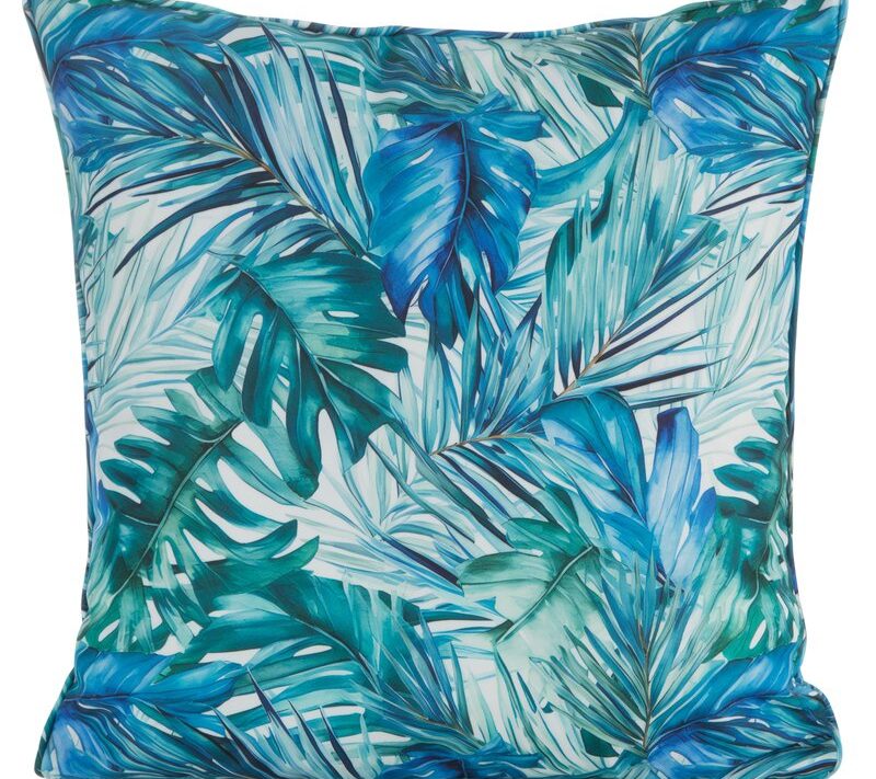 Poszewka dekoracyjna Garden6 niebieska 45 x 45 cm – wprowadza świeży klimat