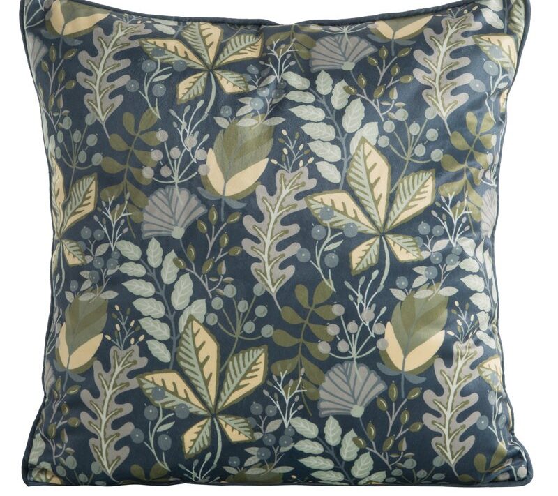 Poszewka welwetowa Velvet 107 granatowa 45 X 45 cm – aksamitna w dotyku