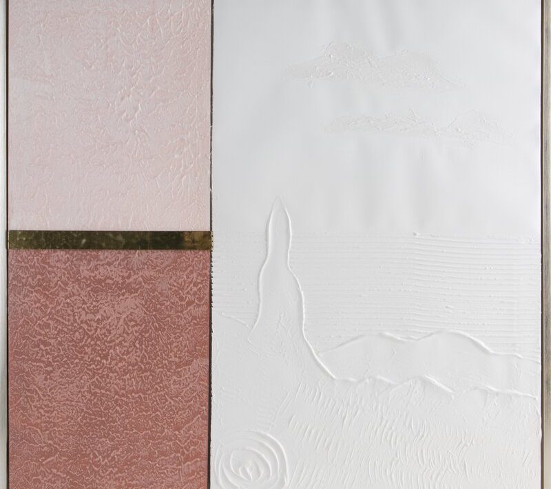 Obraz ręcznie malowany Geometryczny biały 80 X 80 cm – wnosi harmonię i styl