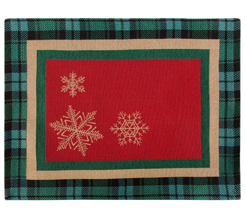 Obrus świąteczny czerwony 35x45 cm – idealny na Boże Narodzenie