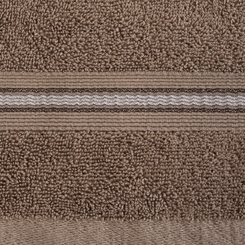 Ręcznik TRIS ciemnobeżowy 70 X 140 cm – miękki i chłonny