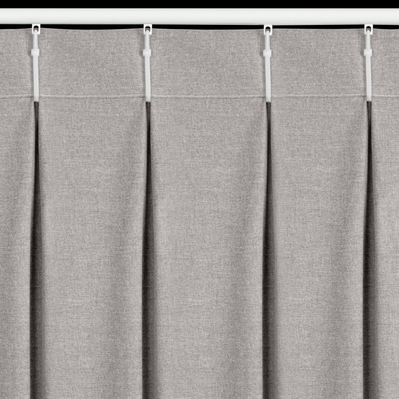 Zasłona gotowa zaciemniająca Nelisa ciemnobeżowa 125 X 270 cm – skuteczne zaciemnienie