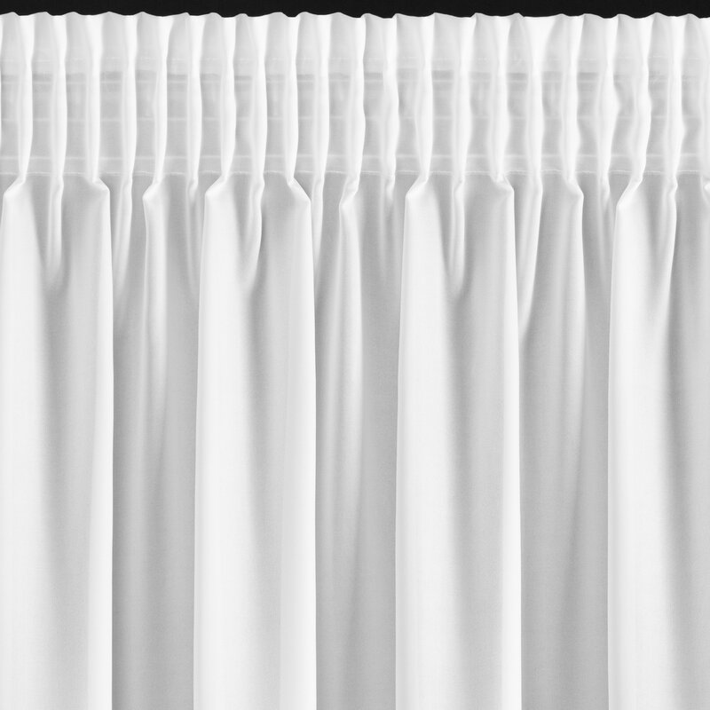 Firana gotowa Gabriela biała 140 X 270 cm – subtelnie rozprasza światło