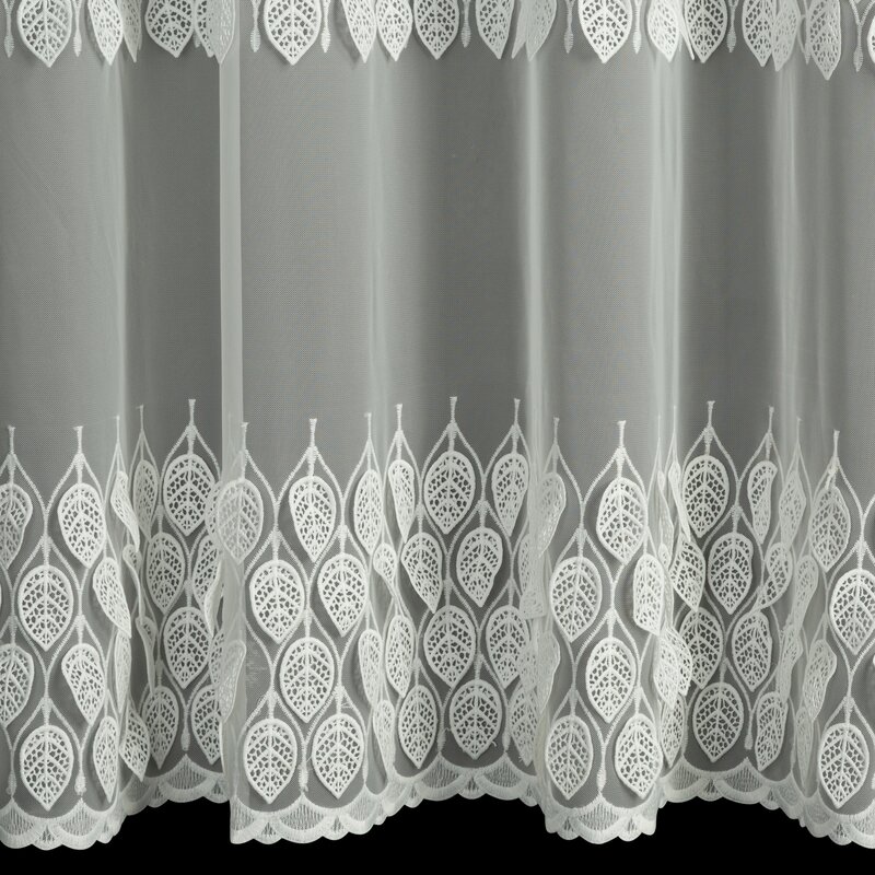 FIRANA GOTOWA NIRA 140 X 250 CM KREMOWY