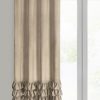Zasłona gotowa Carli ciemnobeżowa 140 x 250 cm – zaciemniająca i stylowa