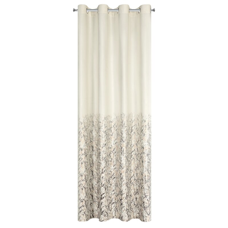 Zasłona gotowa Tori kremowa 140 x 250 cm – zaciemniająca i stylowa