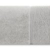 Ręcznik welurowy Emma srebrny 70 x 140 cm – miękki i chłonny