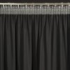 Zasłona gotowa czarna 140 x 270 cm – zapewnia zaciemnienie
