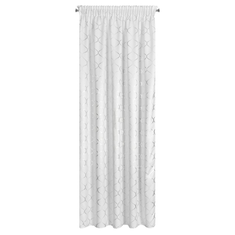 Zasłona gotowa Mili biały 140 x 270 cm – zaciemnia pomieszczenie