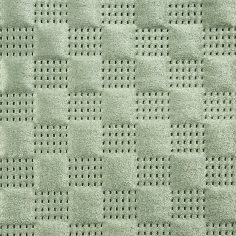Narzuta Velvet jasnozielona 200 x 220 cm – dodaje miękkości