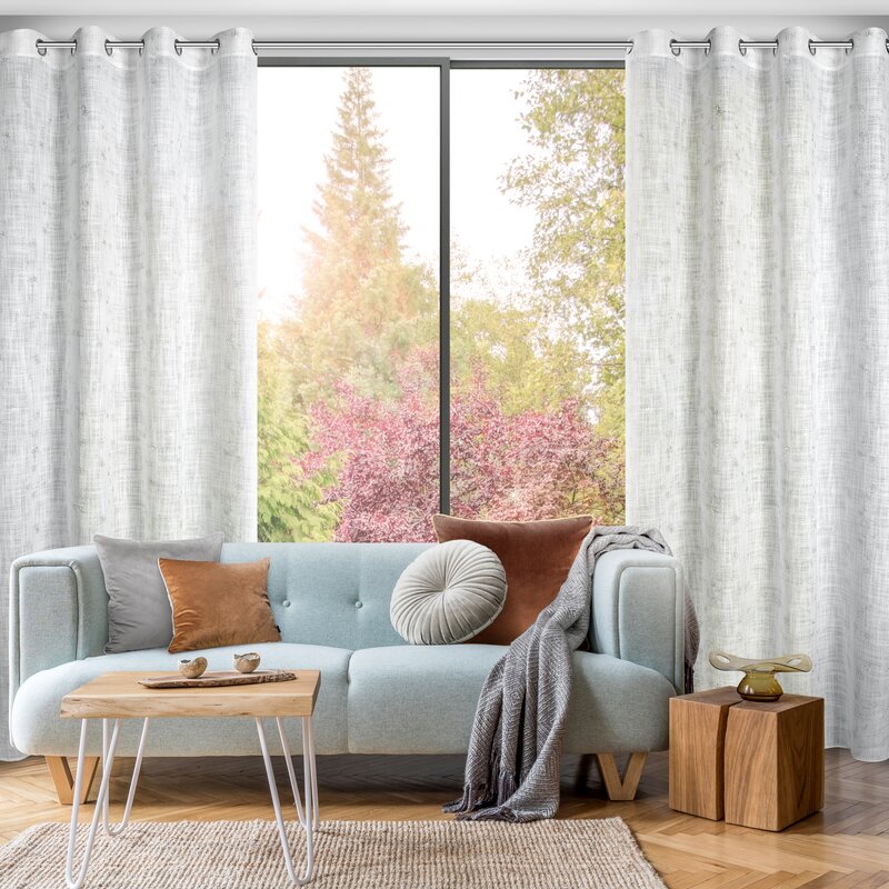 Zasłona gotowa Solana kremowa 140 x 250 cm – rozjaśnia wnętrze