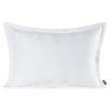 Poszewka velvet biała 50 x 70 cm – dodaje elegancji