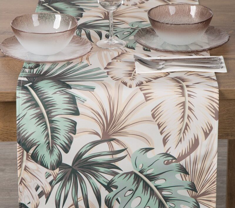 OBRUS GARDEN 40 X 140 CM KREMOWY