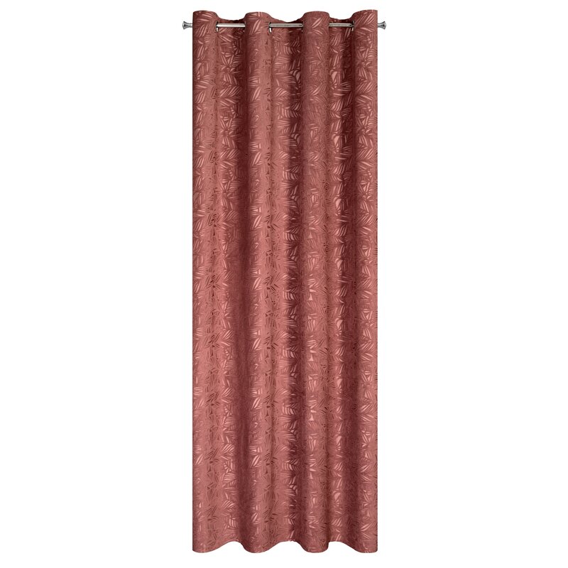 Zasłona gotowa Octavia ciemnoróżowa 140 X 250 CM – do salonu i sypialni