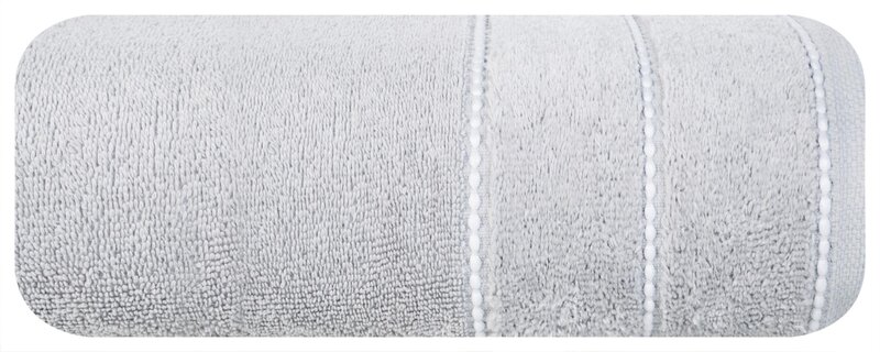 Ręcznik welurowy Mari srebrny 70 X 140 cm – miękki i chłonny