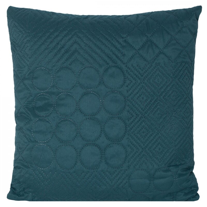 Poszewka microfibra ciemnoturkusowa 40 x 40 cm – doda świeżości