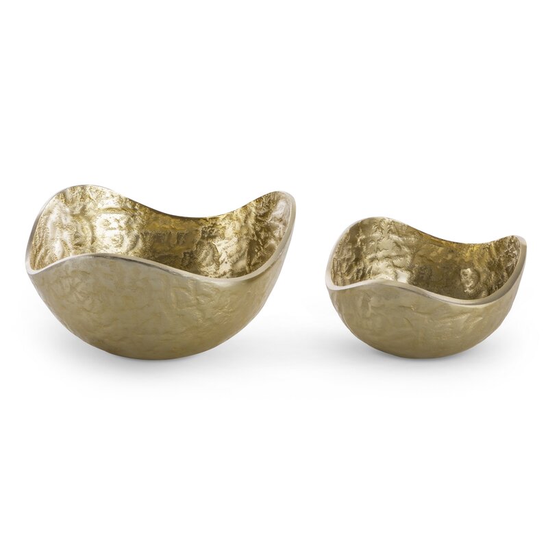 Misa metalowa Pedro3 złota 25 x 13 cm – stylowa dekoracja