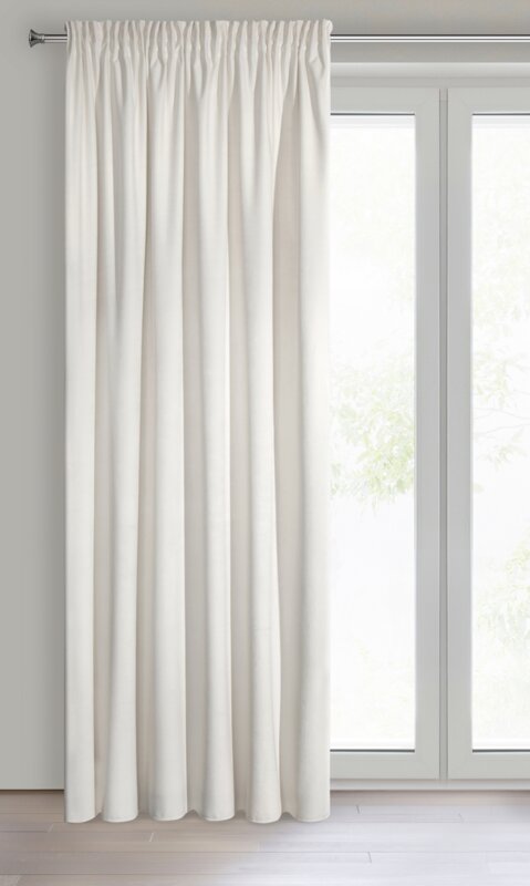Zasłona gotowa Villa kremowa 140 x 270 cm – zaciemnia wnętrze