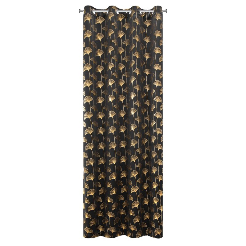 Zasłona zaciemniająca Clara czarna 135 X 250 cm – do sypialni i salonu