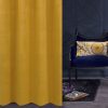 Zasłona gotowa MILO musztardowa 140 X 250 CM – do salonu i sypialni