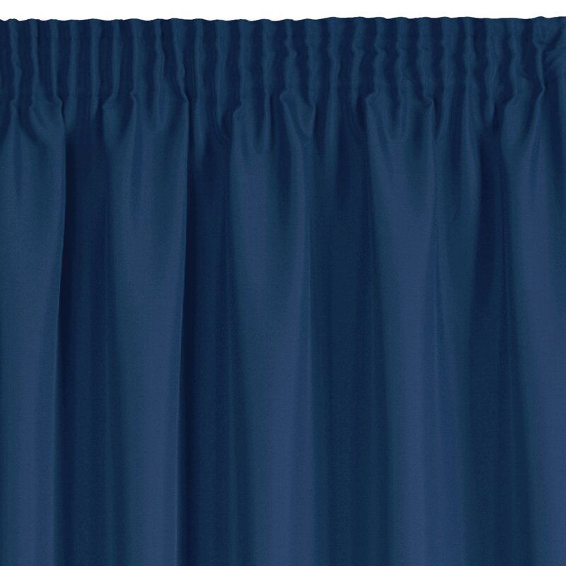 Zasłona gotowa Rita ciemnoniebieska 140 X 270 cm – zapewnia prywatność