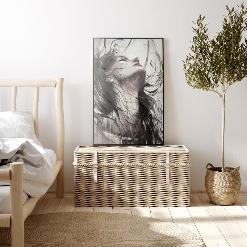 OBRAZ 546 60 X 90 CM CZARNY