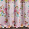 Zasłona gotowa Polly pudrowy róż 140 x 250 cm – do pokoju dziecka