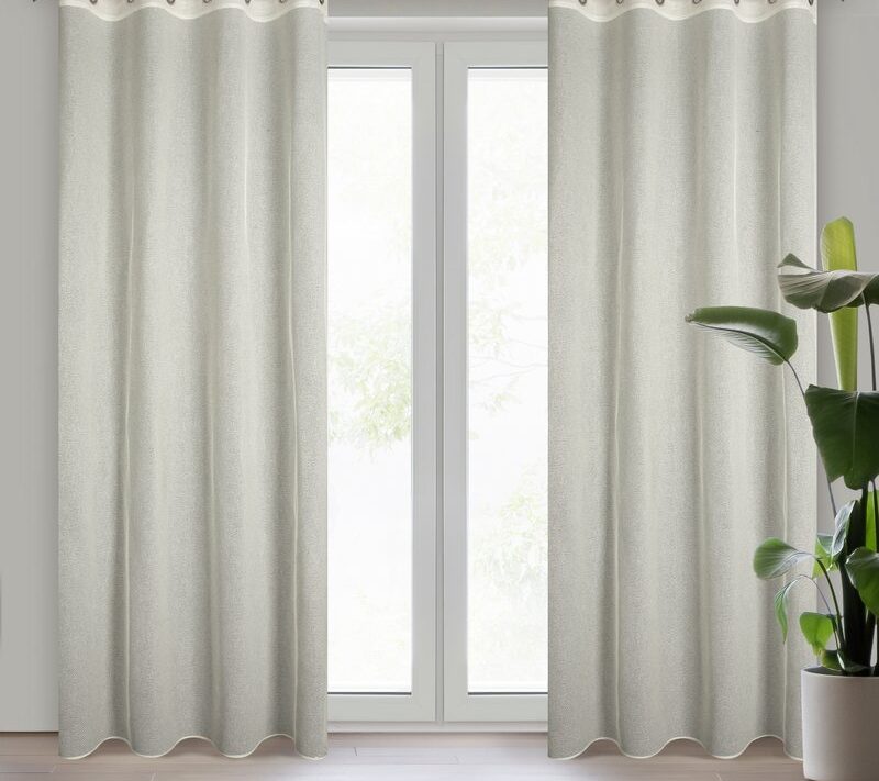 Firana gotowa Darla naturalna 140 x 250 cm – rozprasza światło