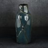 Wazon ceramiczny Teo turkusowy fi 13 x 30 cm – na suszone kwiaty