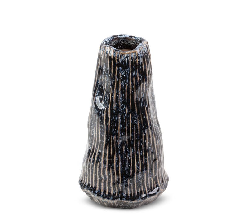 Wazon ceramiczny Alda granatowy 12 x 20 cm – na susze i kwiaty