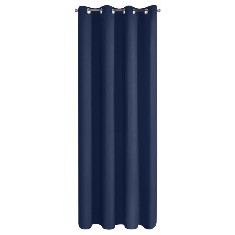 Zasłona gotowa Parisa granatowa 135 x 250 cm – zaciemniająca i stylowa