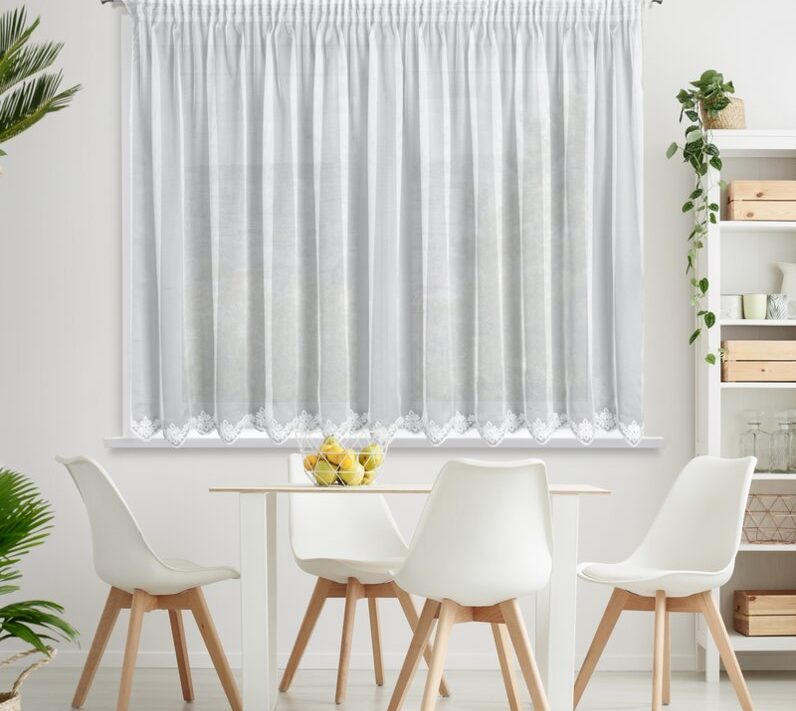 Firana gotowa Liz 2 biała 300 x 145 cm – rozprasza światło