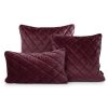 Poszewka Velvet 29 bordowa 30 X 50 CM – miękka i pikowana
