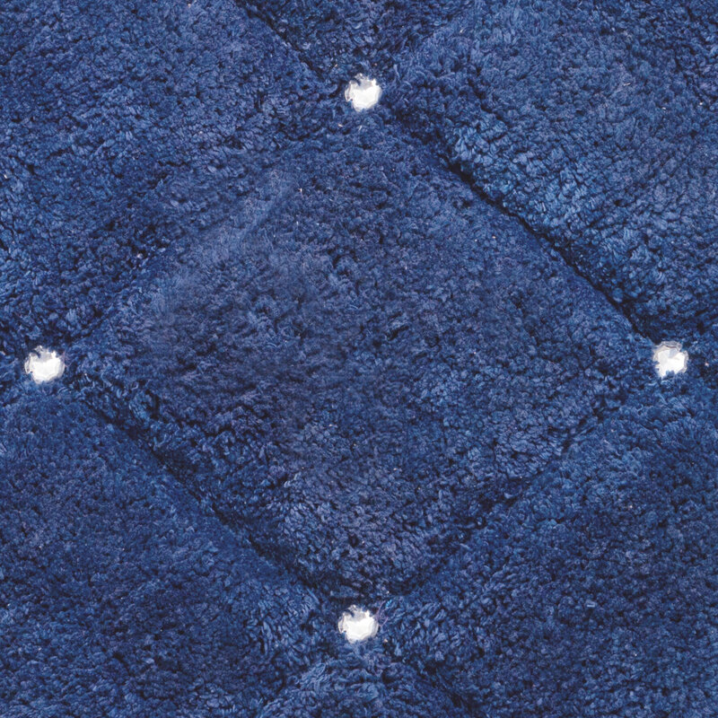Dywanik łazienkowy Chic granatowy 50 x 70 cm – miękki i przytulny