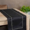 OBRUS MADELE 40 X 200 CM CZARNY