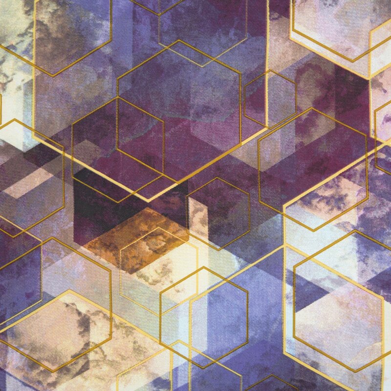 Komplet pościeli Vitrage fioletowy 220 X 200 CM – miękka i otulająca