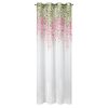 Firana gotowa Julieta biała 140 X 250 cm – lekka z kwiatowym motywem