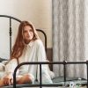 Zasłona gotowa Megan beżowa 140 X 250 CM – delikatnie filtrująca światło